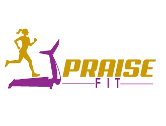 PRAISE FIT logo design by AamirKhan