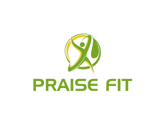 PRAISE FIT logo design by mbamboex