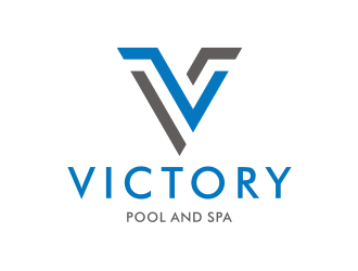 Victory Pool and Spa logo design by asyqh