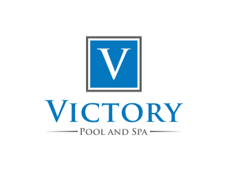 Victory Pool and Spa logo design by asyqh