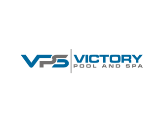 Victory Pool and Spa logo design by rief