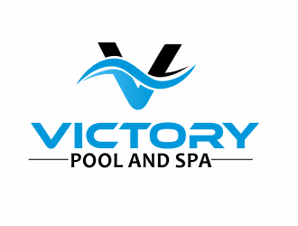 Victory Pool and Spa logo design by cgage20