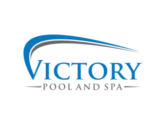 Victory Pool and Spa logo design by nurul_rizkon