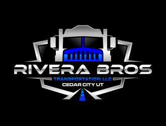 Rivera Bros Transportation LLC logo design by hidro