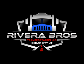 Rivera Bros Transportation LLC logo design by hidro