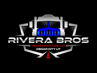 Rivera Bros Transportation LLC logo design by hidro