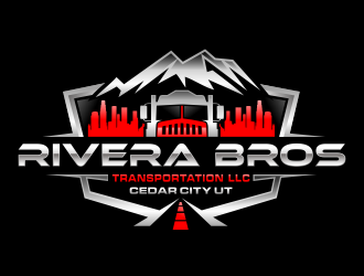 Rivera Bros Transportation LLC logo design by hidro