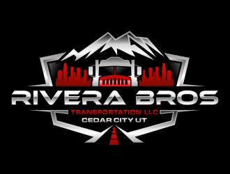 Rivera Bros Transportation LLC logo design by hidro