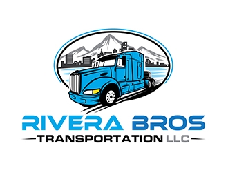Rivera Bros Transportation LLC logo design by logoguy