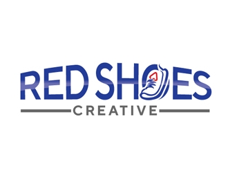 Red Shoes Creative logo design by Roma