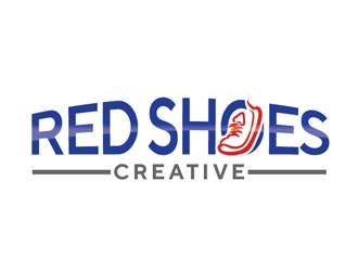Red Shoes Creative logo design by Roma
