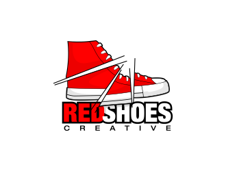 Red Shoes Creative logo design by ekitessar