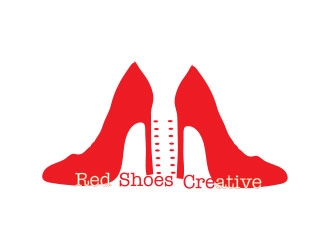 Red Shoes Creative logo design by not2shabby