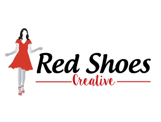 Red Shoes Creative logo design by AamirKhan