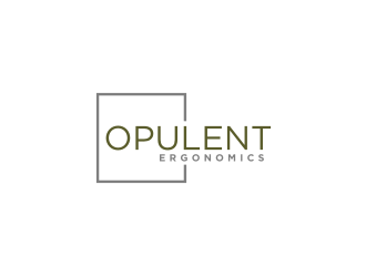 Opulent Ergonomics logo design by bricton