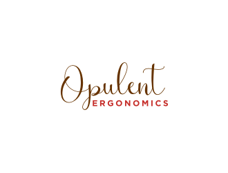 Opulent Ergonomics logo design by bricton