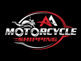 AA Motorcycle Shipping logo design by DreamLogoDesign