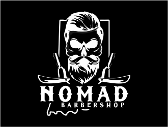 Nomad BarberShop logo design by mr_n