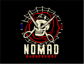 Nomad BarberShop logo design by mr_n