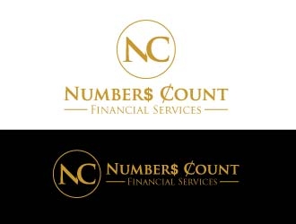 Number$ Count Financial Services logo design by kyzul_stud