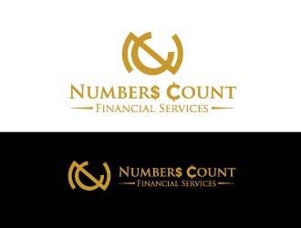 Number$ Count Financial Services logo design by kyzul_stud