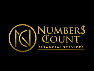 Number$ Count Financial Services logo design by vinve