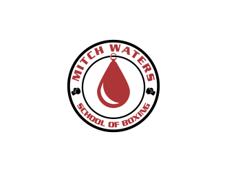 Mitch Waters School Of Boxing logo design by oke2angconcept