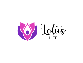 Lotus Life  logo design by KQ5