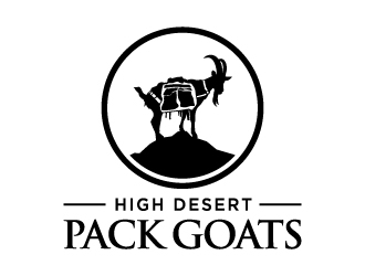 High Desert Pack Goats logo design by iamjason