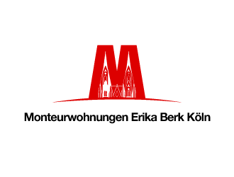 Monteurwohnungen Erika Berk Köln logo design by PRN123