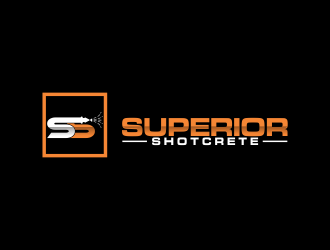 Superior shotcrete  logo design by oke2angconcept