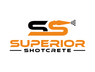 Superior shotcrete  logo design by ammad