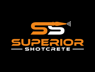 Superior shotcrete  logo design by ammad