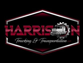 Harrison Trucking & Transportation LLC logo design by DreamLogoDesign