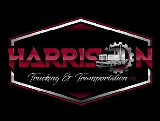 Harrison Trucking & Transportation LLC logo design by DreamLogoDesign
