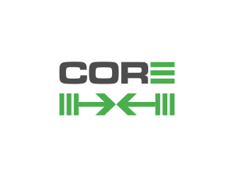 CORE X logo design by N3V4