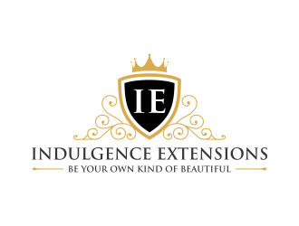 Indulgence Extensions        (tag line) be your own kind of beautiful logo design by ubai popi