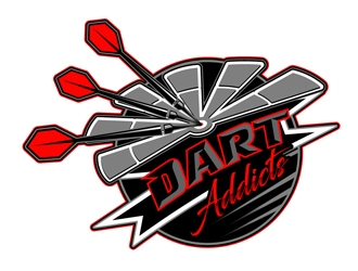 Dart Addicts logo design by DreamLogoDesign