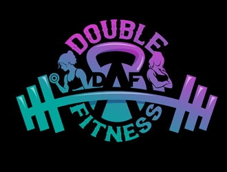 Double A Fitness logo design by DreamLogoDesign