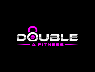 Double A Fitness logo design by ubai popi
