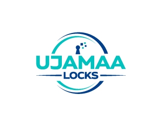 Ujamaa Locks logo design by LogOExperT