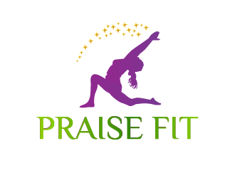 PRAISE FIT logo design by yaya2a