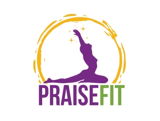 PRAISE FIT logo design by MarkindDesign