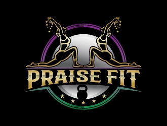 PRAISE FIT logo design by Krafty
