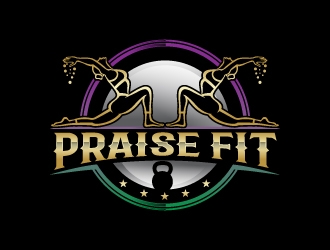 PRAISE FIT logo design by Krafty
