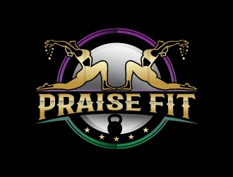 PRAISE FIT logo design by Krafty