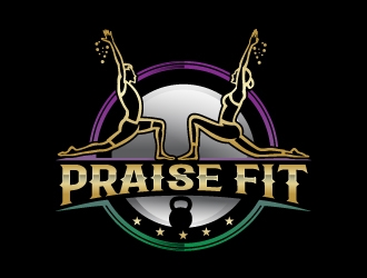 PRAISE FIT logo design by Krafty