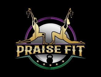 PRAISE FIT logo design by Krafty