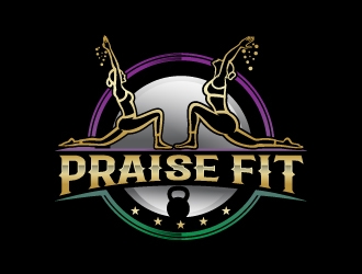 PRAISE FIT logo design by Krafty