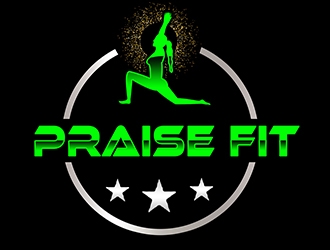 PRAISE FIT logo design by PrimalGraphics